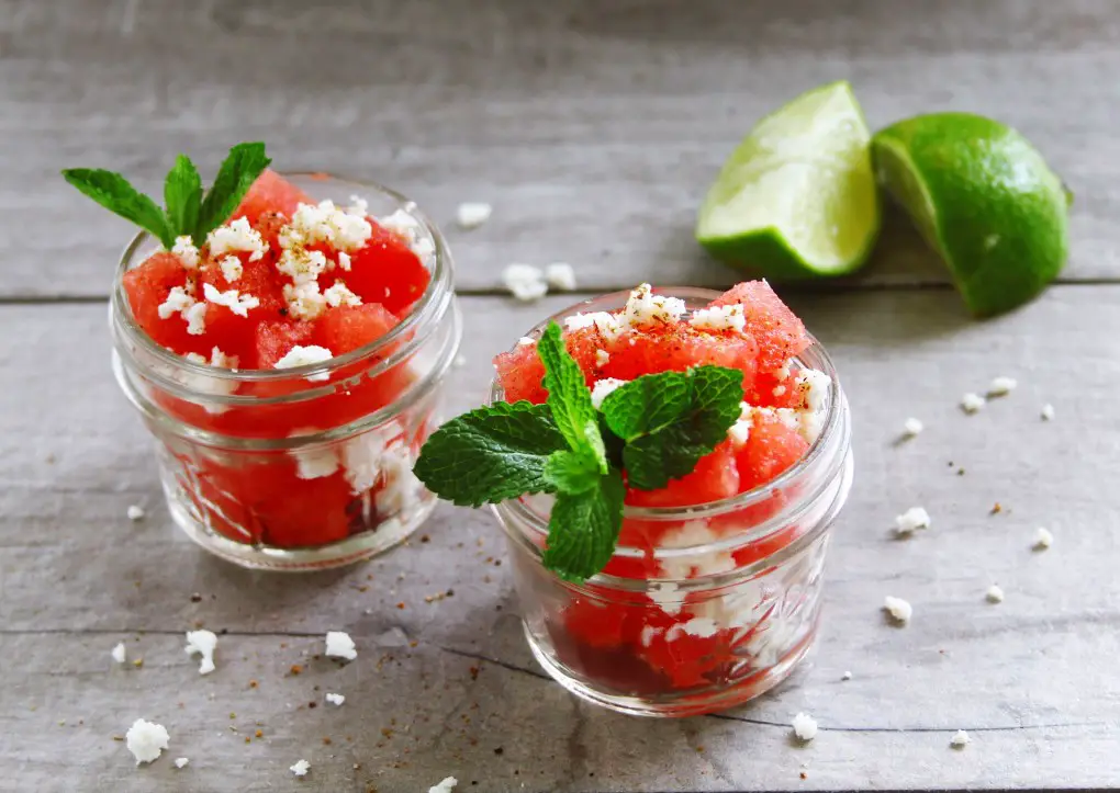 Spicy Watermelon And Queso Fresco Salad