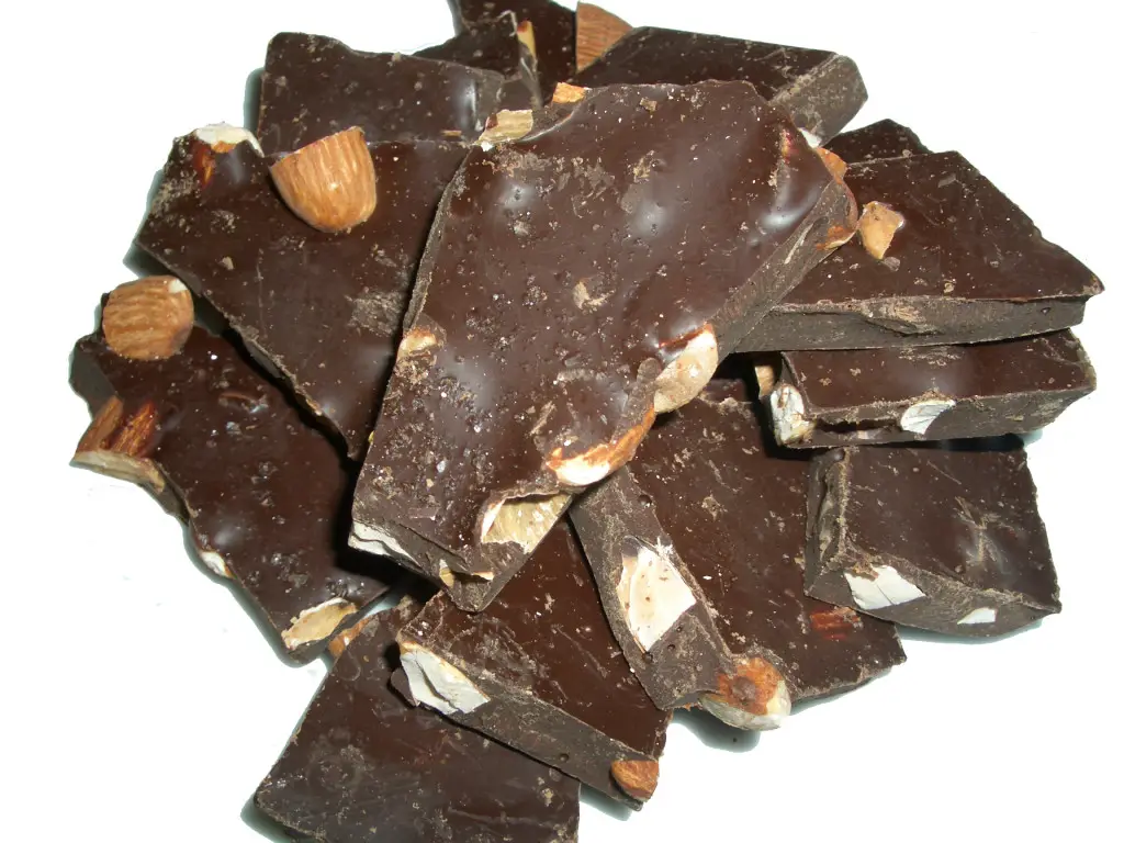 Almond Hickory Smoke Salted Dark Chocolate