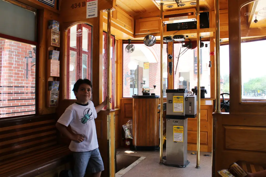 Teco Streetcar interior wooden