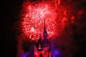 fireworks magic kingdom Mickey's very merry christmas party