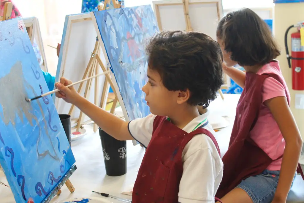 Painting with a twist summer camp